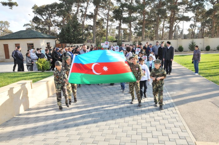 Abşeronda şəhidlərin anım günləri keçirildi - FOTOLAR