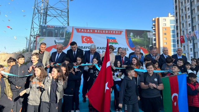 Kayseridə Azərbaycan Qardaşlıq Parkı açıldı - FOTOLAR
