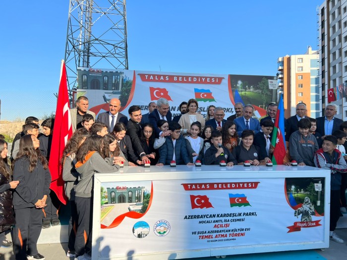 Kayseridə Azərbaycan Qardaşlıq Parkı açıldı - FOTOLAR