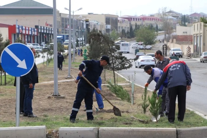 Gəncə Zəfər gününü qeyd etməyə hazırlaşır - FOTO