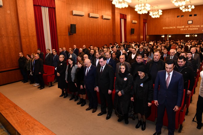 ADNSU-da şəhid məzunların adına auditoriyalar açıldı - FOTOLAR