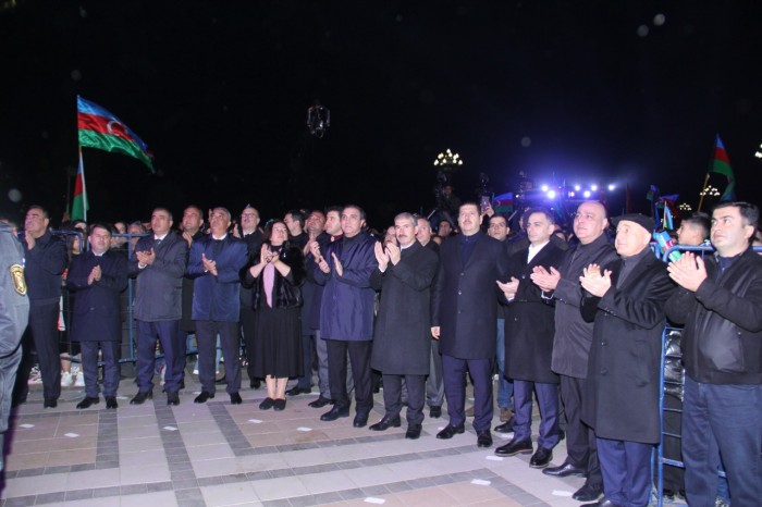 Gəncədə "Zəfərin mübarək, Azərbaycan!" adlı konsert keçirilib - FOTOLAR