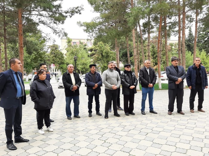 Şirvan sakinləri "Açıq mikrofon"da müraciətlərini səsləndirdi - FOTOLAR