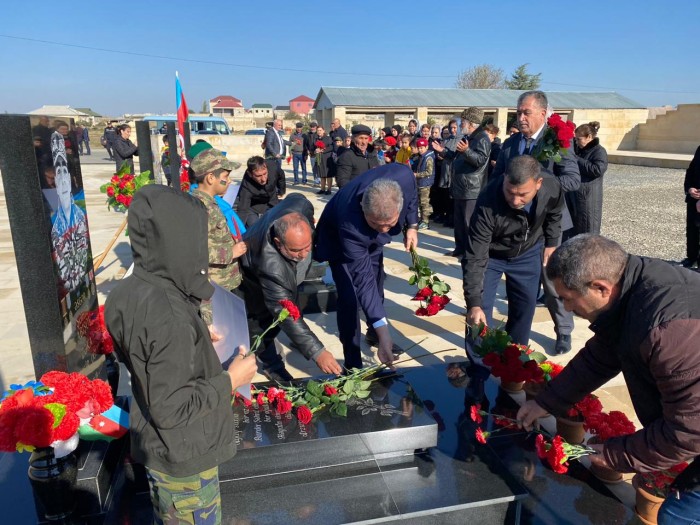 Qaradağda şəhid Nürəddin Məstəliyevin anım mərasimi keçirilib - FOTO