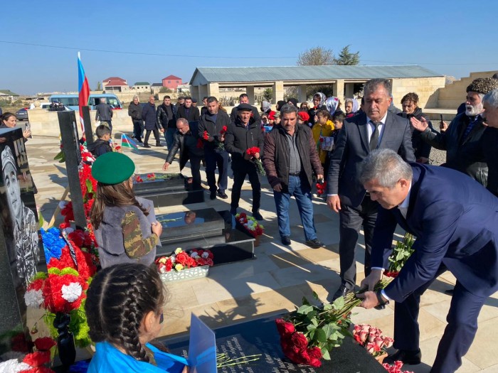 Qaradağda şəhid Nürəddin Məstəliyevin anım mərasimi keçirilib - FOTO