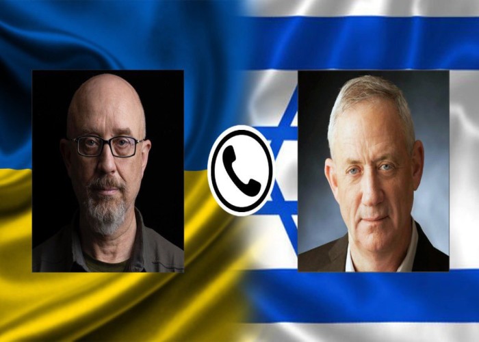 Ukrayna və İsrail müdafiə nazirləri telefonla danışdı