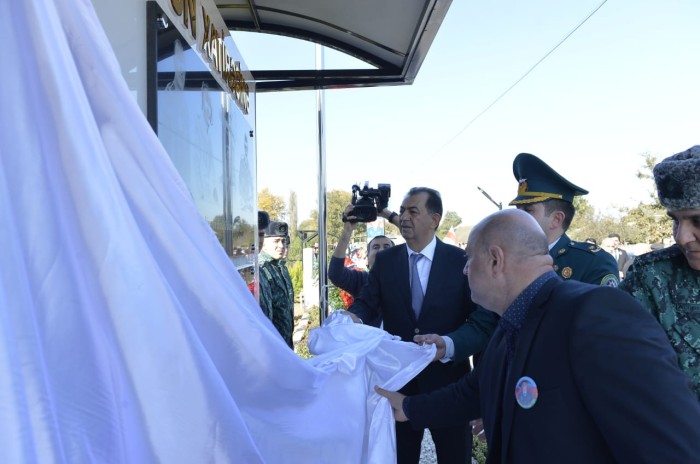 Taleh Qaraşov şəhid polkovnikin bulaq kompleksinin açılışında iştirak edib - FOTO