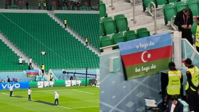 “O taylı - bu taylı Azərbaycan” -DÇ-da Azərbaycan bayrağı asıldı