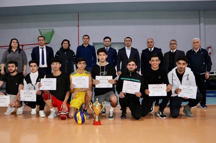 Voleybol turnirinin qalibləri mükafatlandırıldı - FOTOLAR