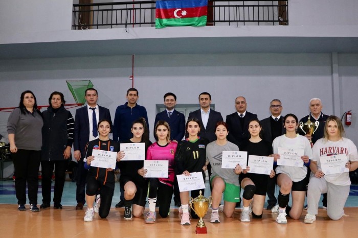 Voleybol turnirinin qalibləri mükafatlandırıldı - FOTOLAR