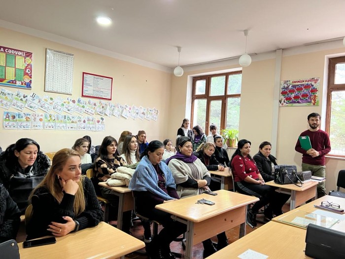 Gender zorakılığına qarşı mübarizəyə həsr olunmuş tədbirlər keçirilib - FOTOLAR