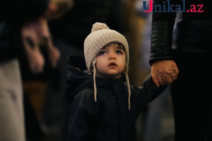 Bakının “Soyuq əllər, isti ürəklər”i... - FOTOREPORTAJ