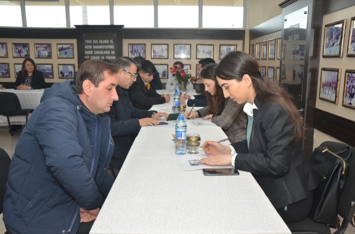 Qubadlıdakı təmir işləri ilə əlaqədar əmək yarmarkası keçirilib - FOTOLAR