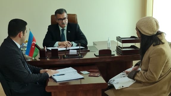 Novruz Aslanov seçicilərini qəbul edib - FOTOLAR