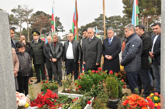 Abşeronda şəhidlərin xatirəsi yad edilib - FOTOLAR