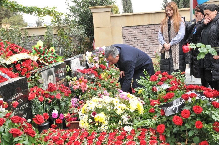 Abşeronda şəhidlərin xatirəsi yad edilib - FOTOLAR