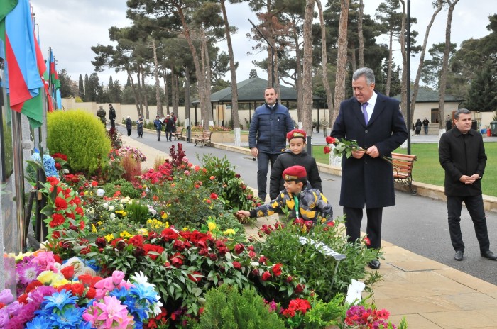 Abşeronda şəhidlərin xatirəsi yad edilib - FOTOLAR