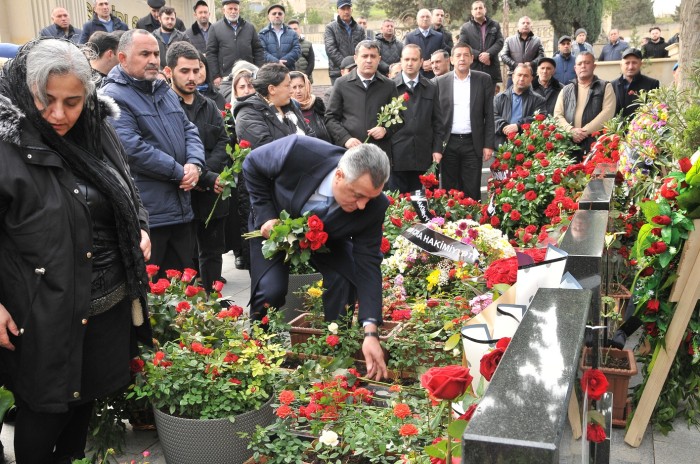 Abşeronda şəhidlərin xatirəsi yad edilib - FOTOLAR