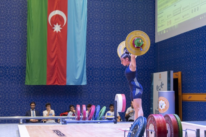 Azərbaycan ağır atletikası tarixində yeni rekord qeydə alındı - FOTOLAR