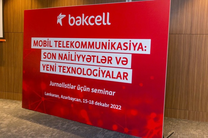 "Bakcell" jurnalistlər üçün seminar keçirdi - FOTOLAR