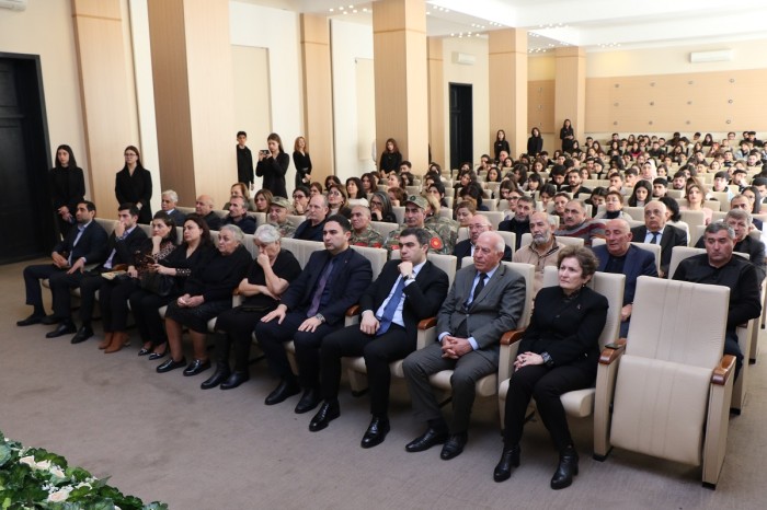 Şəhid memarın yubleyi təhsil aldığı universitetdə qeyd olundu - FOTOLAR