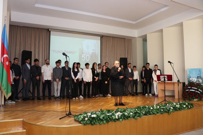 Şəhid memarın yubleyi təhsil aldığı universitetdə qeyd olundu - FOTOLAR