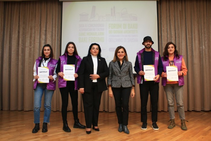 “Şuşa ili çərçivəsində Azərbaycan və İtalya gənc memarlarının Bakı Forumu” başa çatıb - FOTOLAR