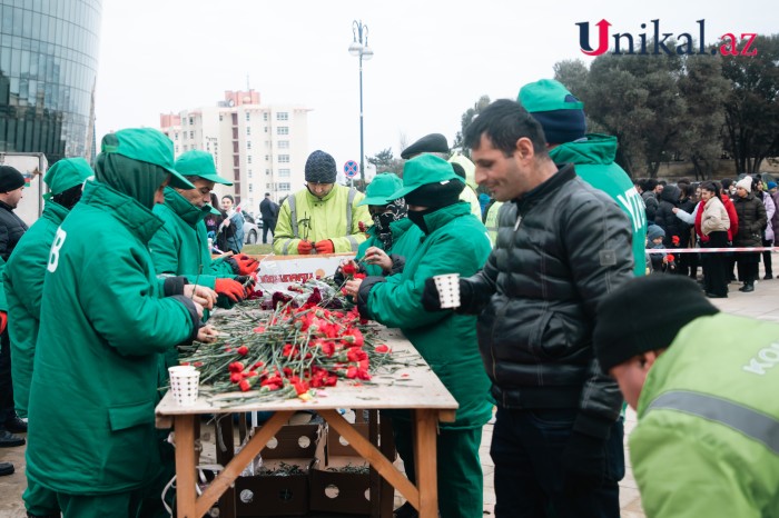 "20 Yanvar"a belə hazırlıq görülür - FOTOLAR