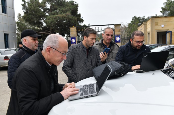 TRT-nin nümayəndə heyəti Azərbaycanda radiomonitorinq aparıb - FOTOLAR