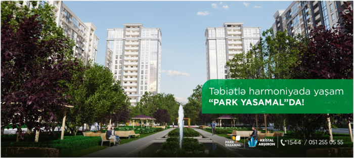 “Park Yasamal”dan göl mənzərəli mənzillər! - FOTOLAR