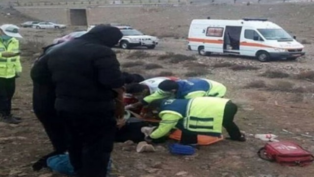 Təbrizdən Kərbəlaya gedən avtobus aşdı:onlarla insan yaralandı
