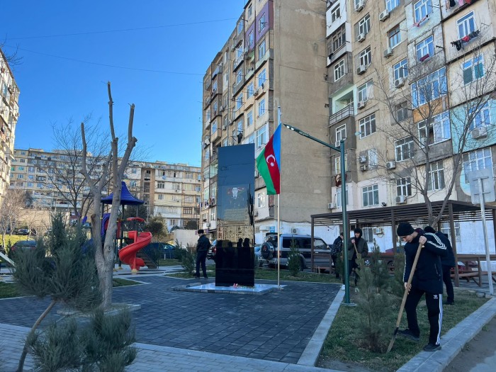 Xətaidə "Heydər Əliyev İli"nə həsr olunan ağacəkmə aksiyası keçirildi - FOTOLAR