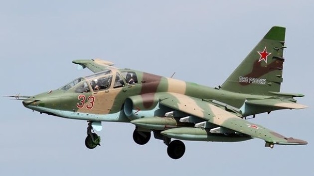 Rusiyanın Su-25 hücum təyyarəsiVURULDU