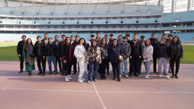 ASAPES-in tələbələri Bakı Olimpiya Stadionunda olublar -