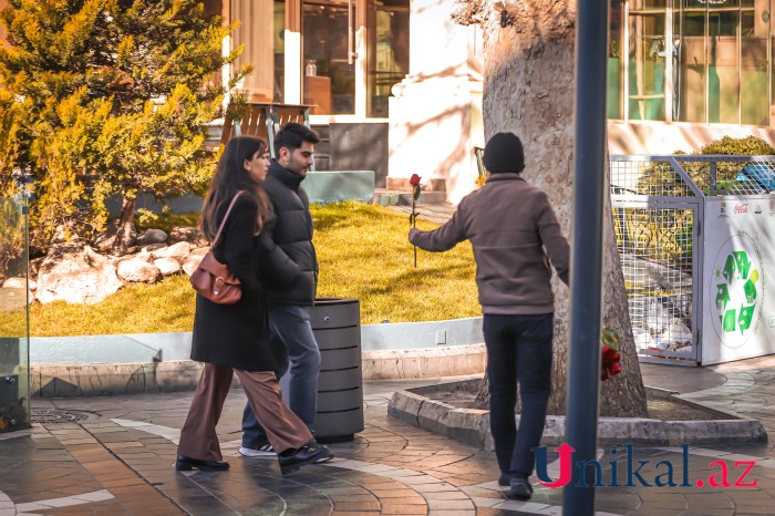 Bakıda sevgililər günü - FOTOLAR