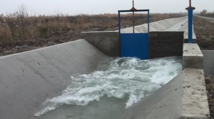 Ağdaşda meliorativ tədbirlər davam edir - FOTOLAR