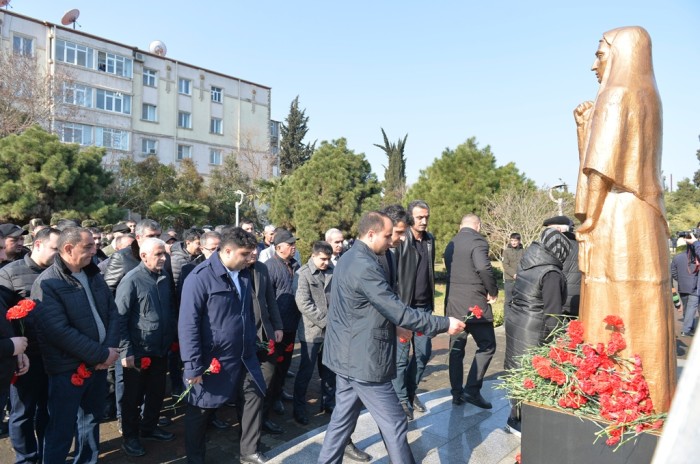 Lənkəranda Xocalı soyqırımı qurbanlarının xatirəsi ehtiramla anılıb - FOTO