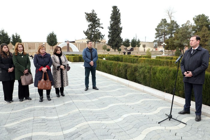 Sahibkarlarla sayca 63-cü görüş Gəncə şəhərində keçirildi - FOTOLAR