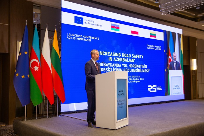 “Azərbaycanda yol hərəkətinin təhlükəsizliyinin gücləndirilməsi” tvinninq layihəsinə start verildi - FOTO