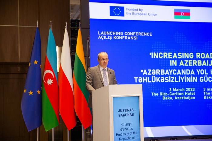 “Azərbaycanda yol hərəkətinin təhlükəsizliyinin gücləndirilməsi” tvinninq layihəsinə start verildi - FOTO