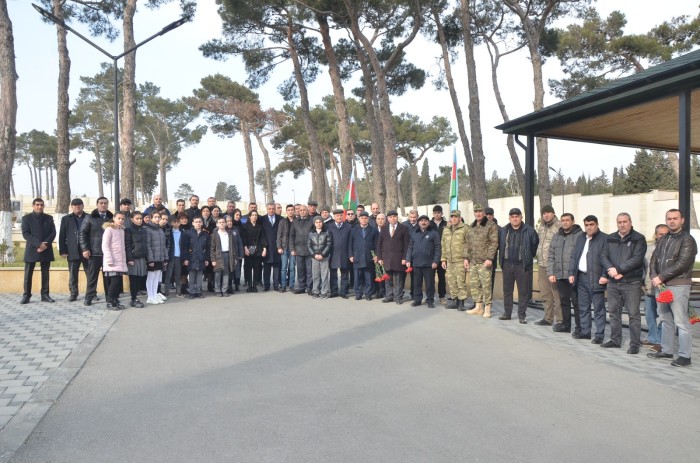 Vətən Müharibəsi Qəhrəmanının anım mərasimi keçirildi - FOTOLAR