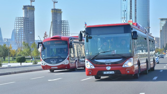 4 marşrut xətti üzrə avtobusların hərəkət sxemləri dəyişdirilə bilər