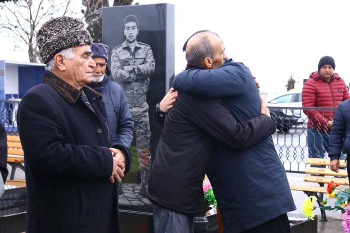 Neftçalada şəhid Kamran Hüseynovun yas mərasimi keçirildi 