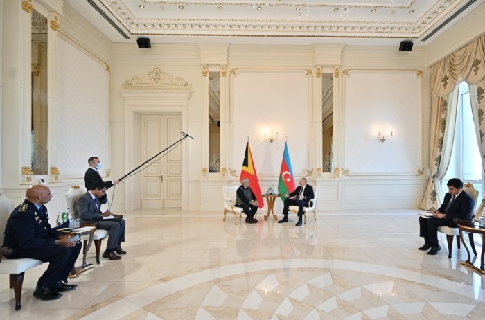 İlham Əliyev Timor-Leste Prezidenti ilə görüşüb - YENİLƏNİB