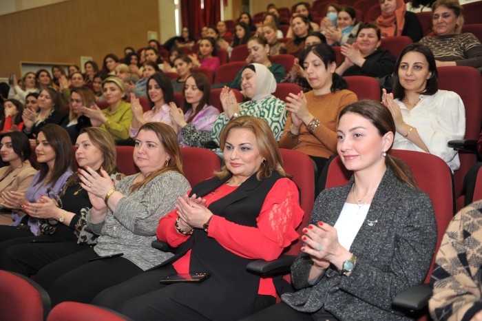 BMU-da Beynəlxalq Qadınlar Günü münasibətilə tədbir keçirildi - FOTOLAR