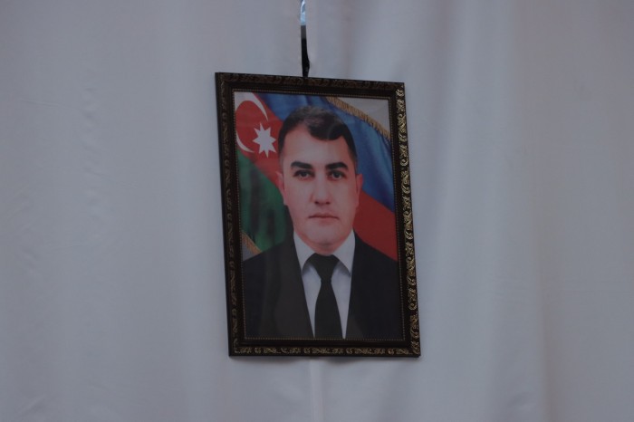 Niyazi Bayramov şəhid Orxan Əsgərovun 40 mərasimində - FOTOLAR