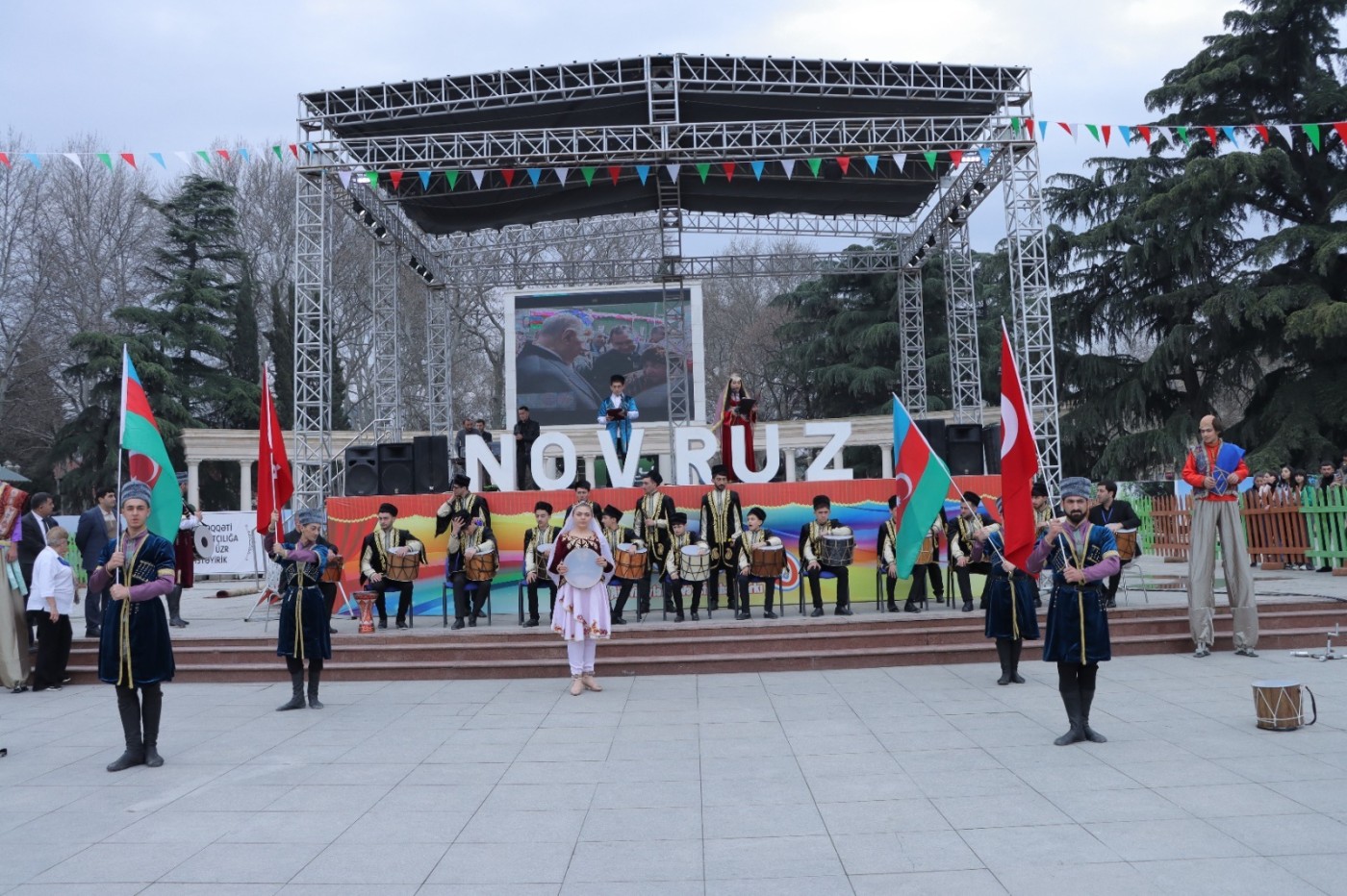 Gəncədə Novruz Bayramı münasibətilə ümumşəhər tədbiri keçirilib - FOTO