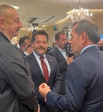 İlham Əliyev “Qalatasaray”ın prezidenti ilə görüşdü - FOTO