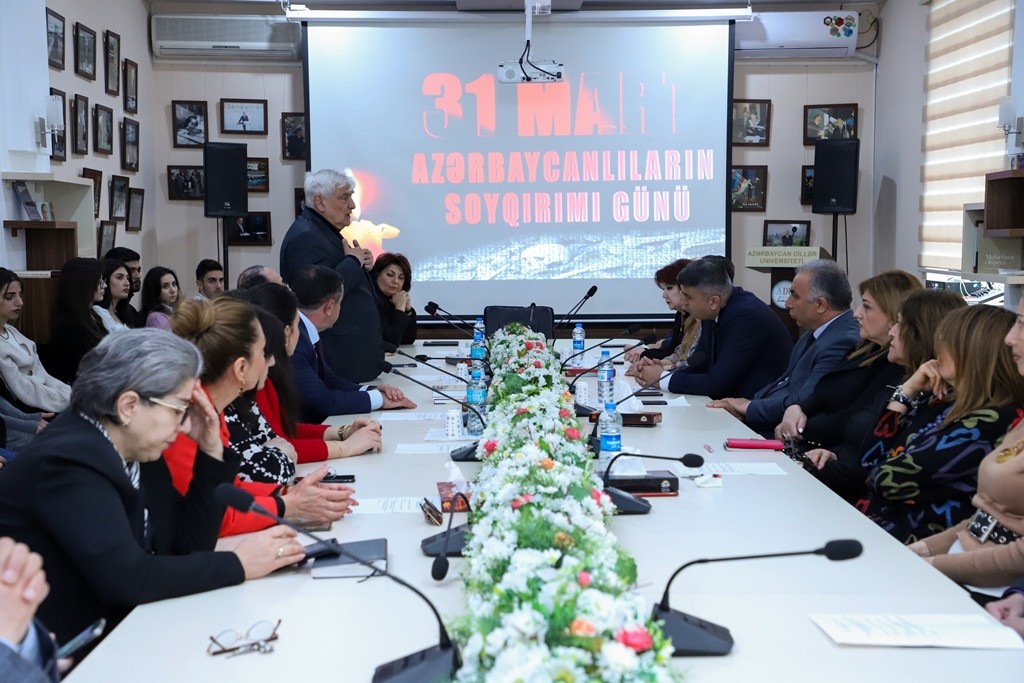 ADU-da Azərbaycanlıların Soyqırımı Günü ilə bağlı tədbir keçirilib - FOTOLAR