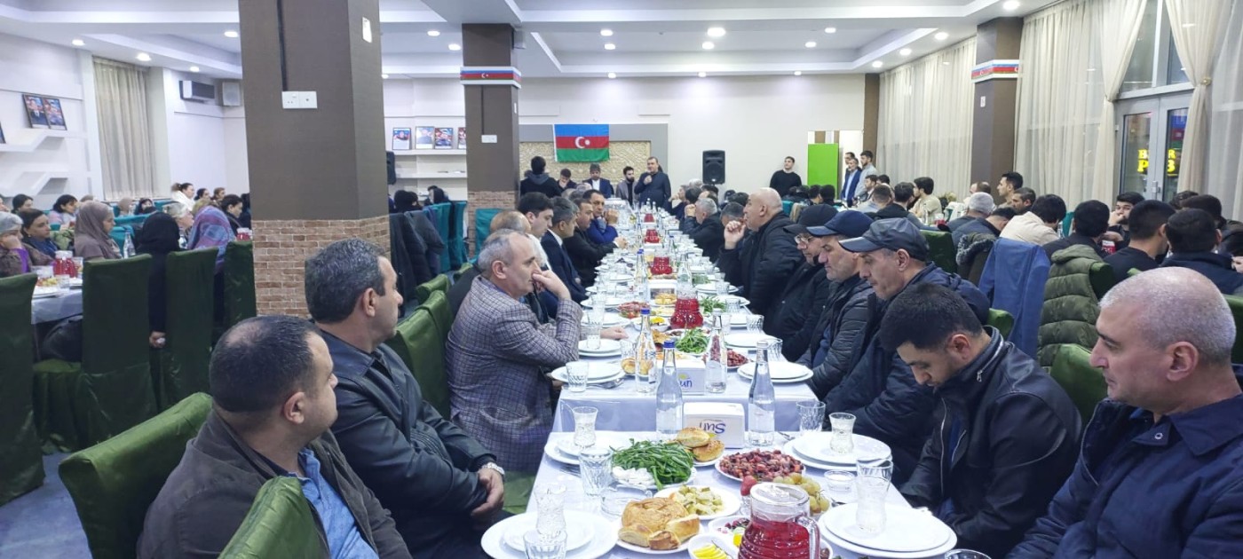 Xətai rayonunda şəhid ailələri və qazilər üçün iftar süfrəsi təşkil olundu - FOTOLAR